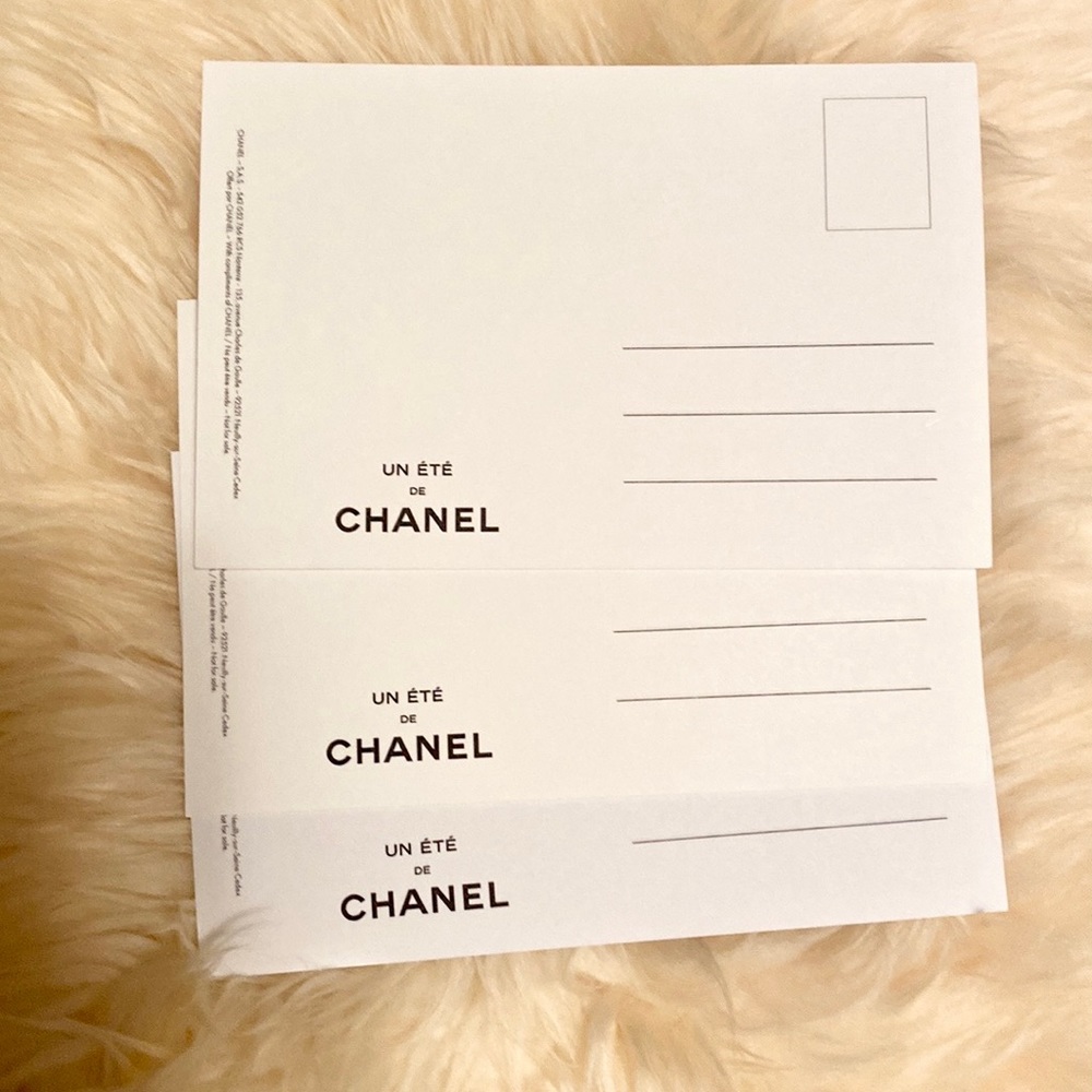 Chanel Postcards - 3 pieces, limited edition